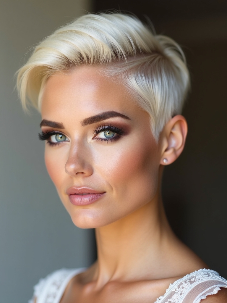 modern elegance with short hair