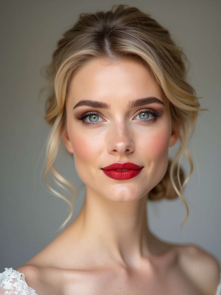 modern minimalist low updos