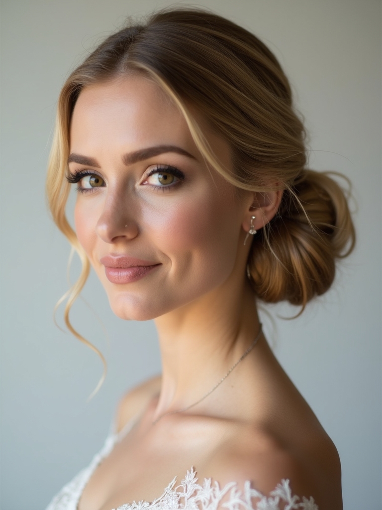 modern polished bridal elegance