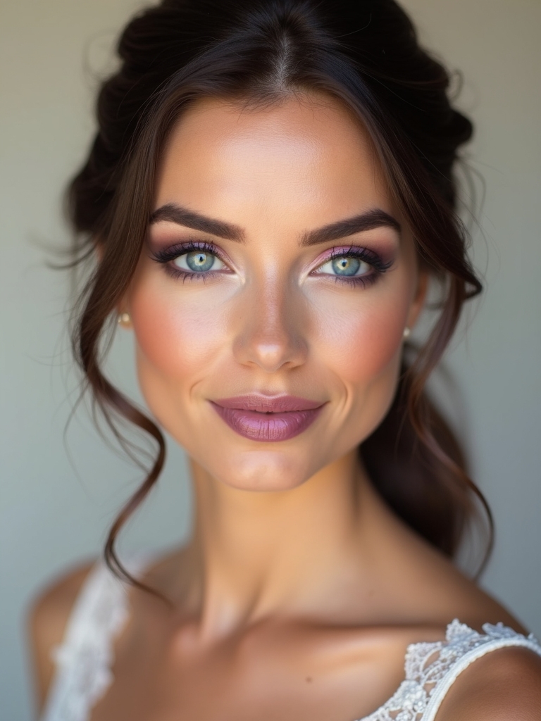 moody plum evening elegance