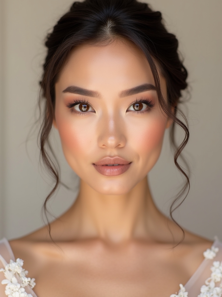 natural flawless wedding makeup
