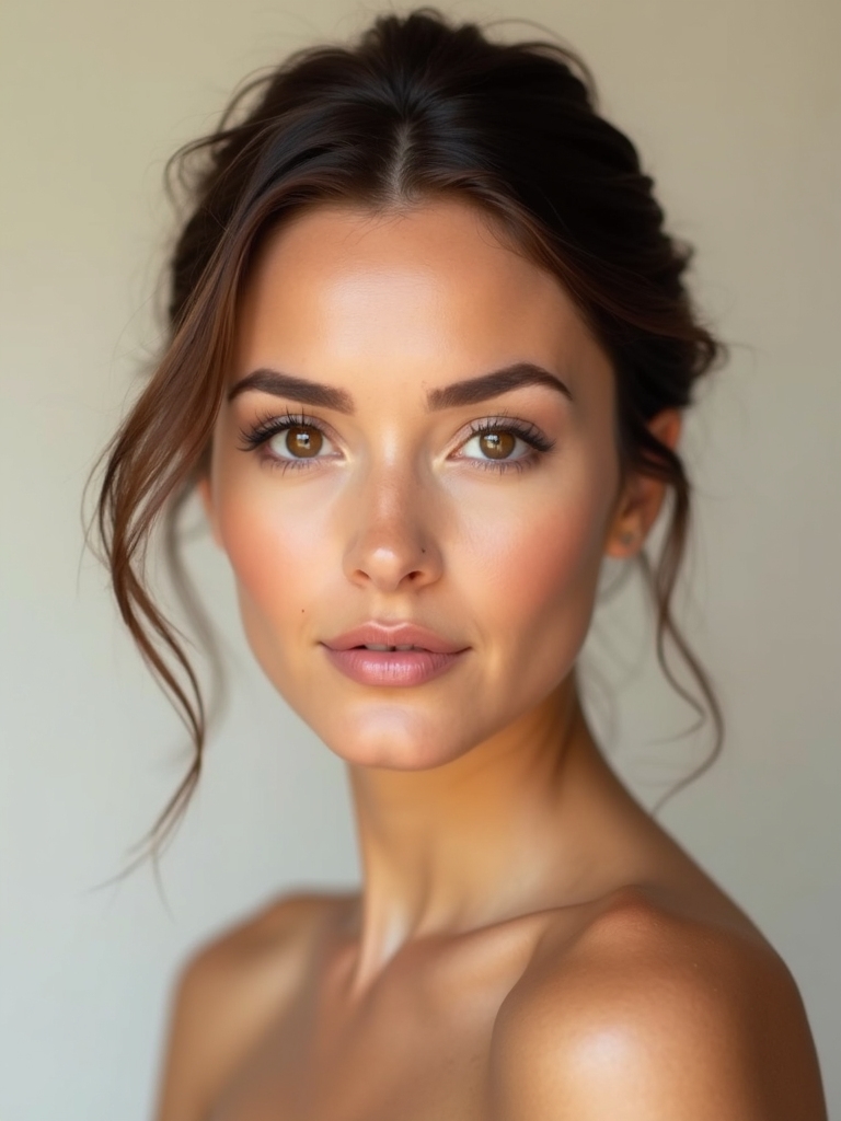 natural looking soft glam makeup