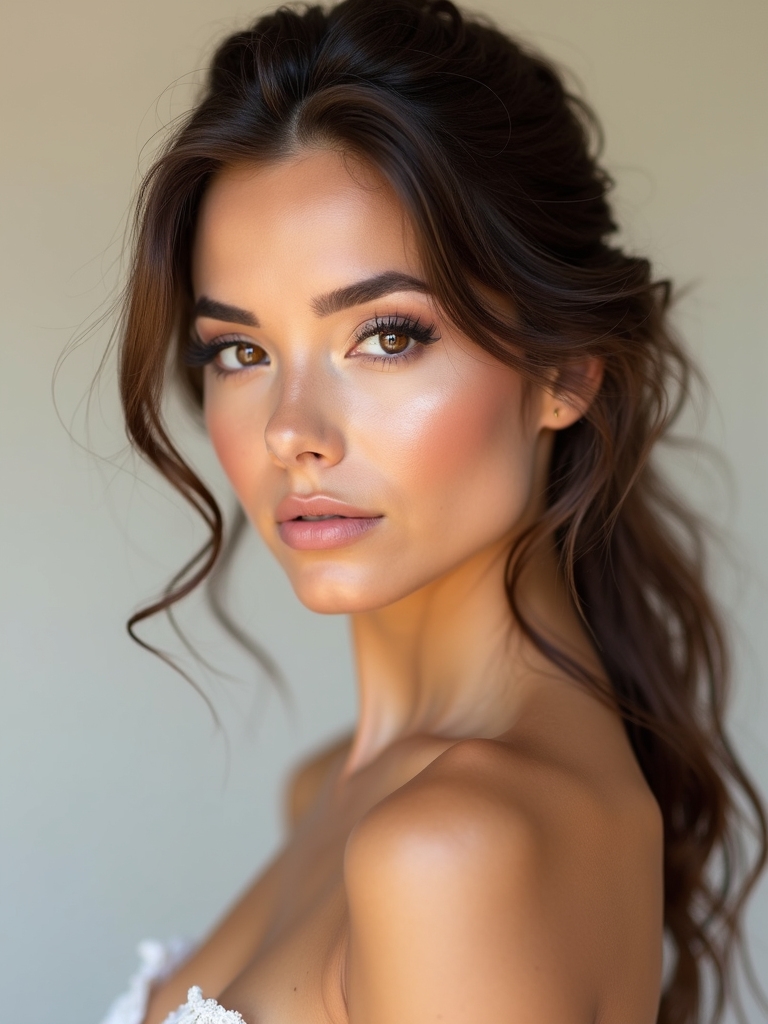 natural radiant bridal beauty