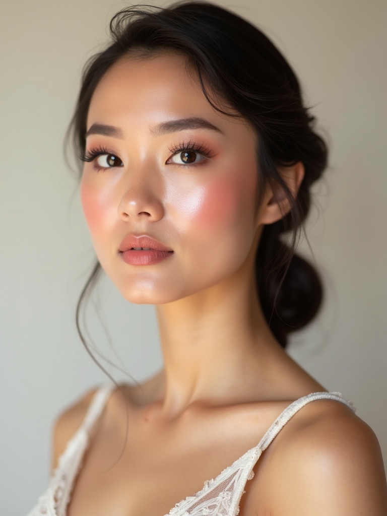 natural rosy blush techniques