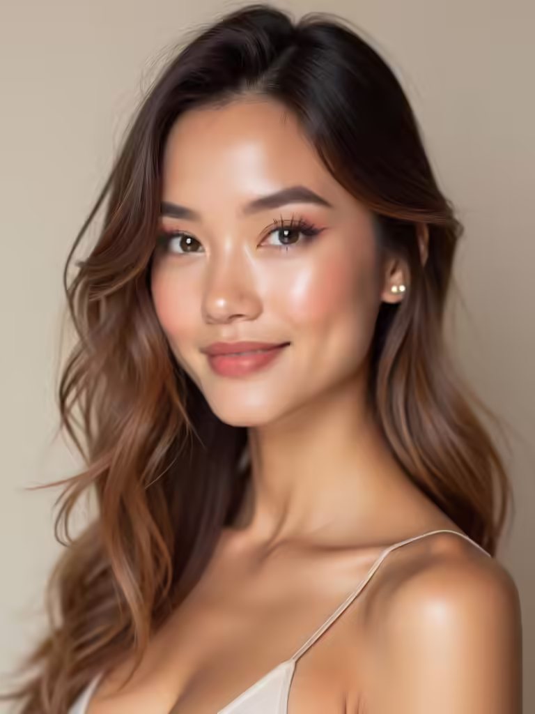 natural rosy cheeks technique