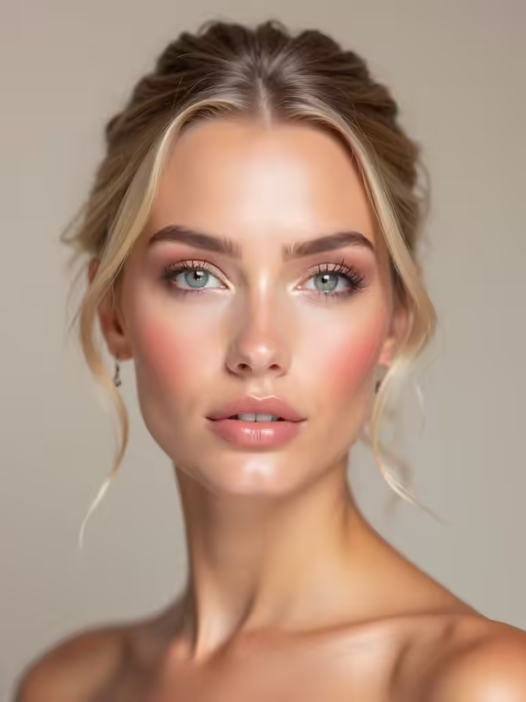 natural soft pink blushes