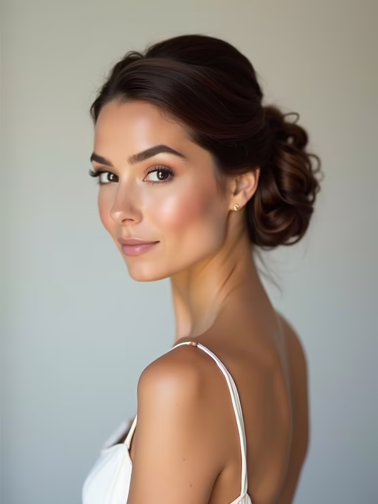 polished classic updo hairstyles