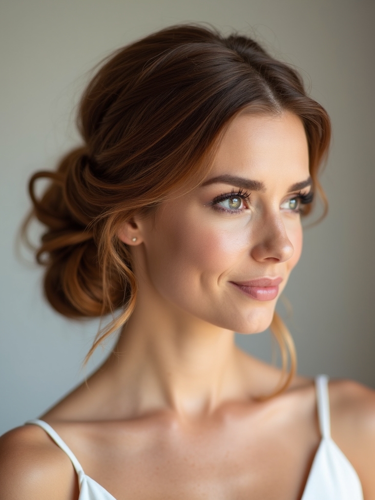polished effortless updo techniques