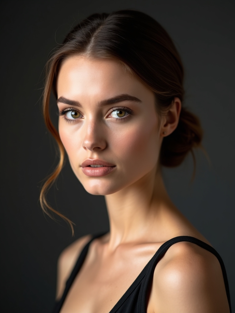 polished low bun elegance