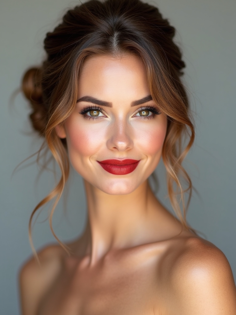 polished low bun elegance