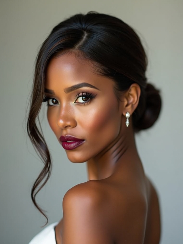 polished low bun variations
