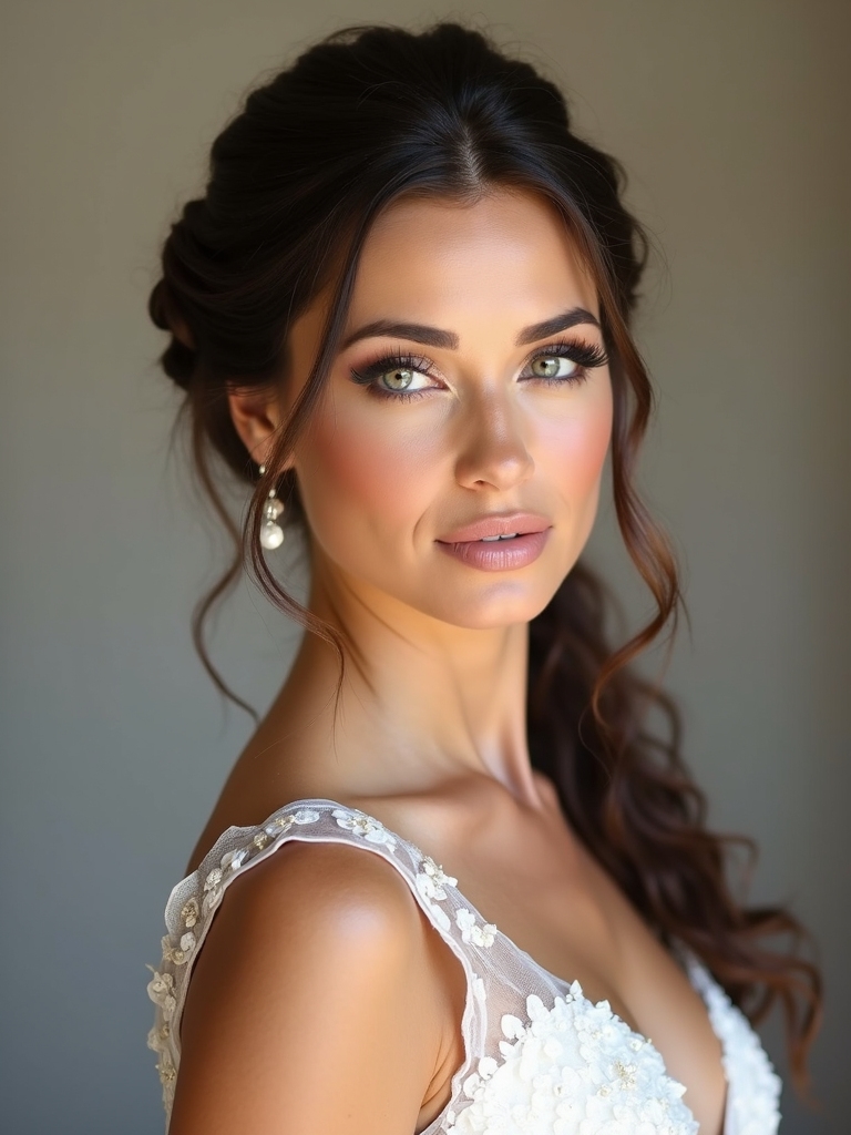 polished low ponytail elegance