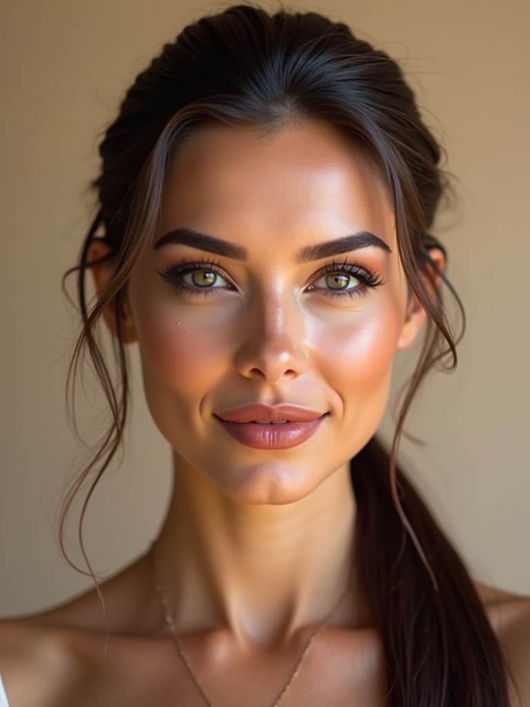polished low ponytail technique