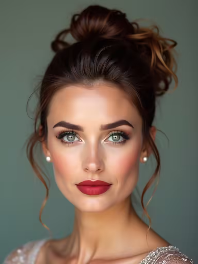 polished ponytail with elegance