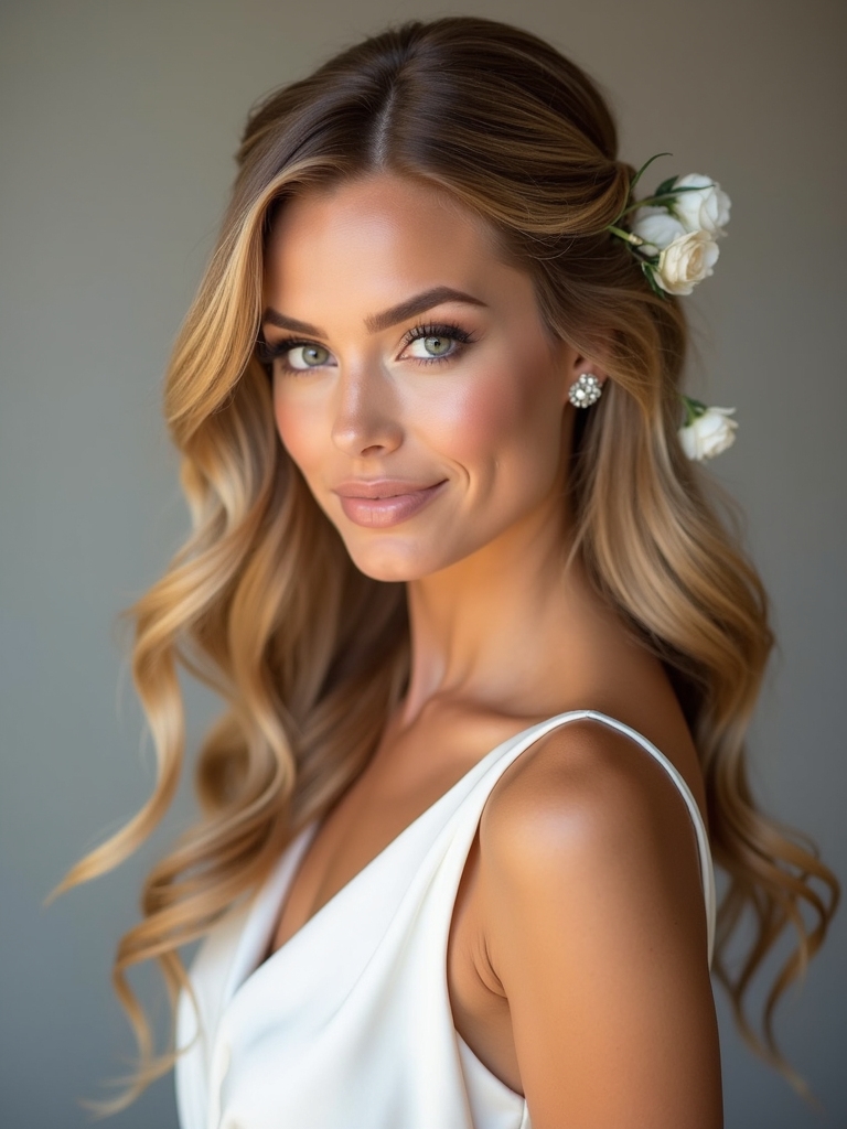 practical medium hair bridesmaid styles