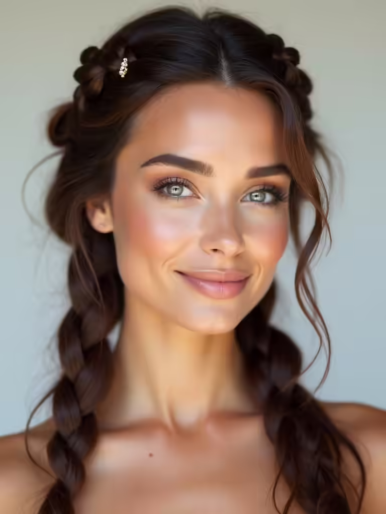 quick braided wedding accents
