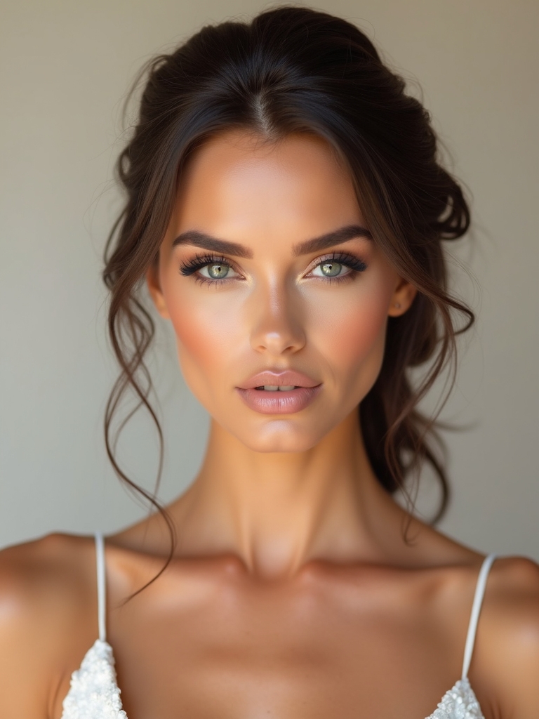radiant authentic bridal look
