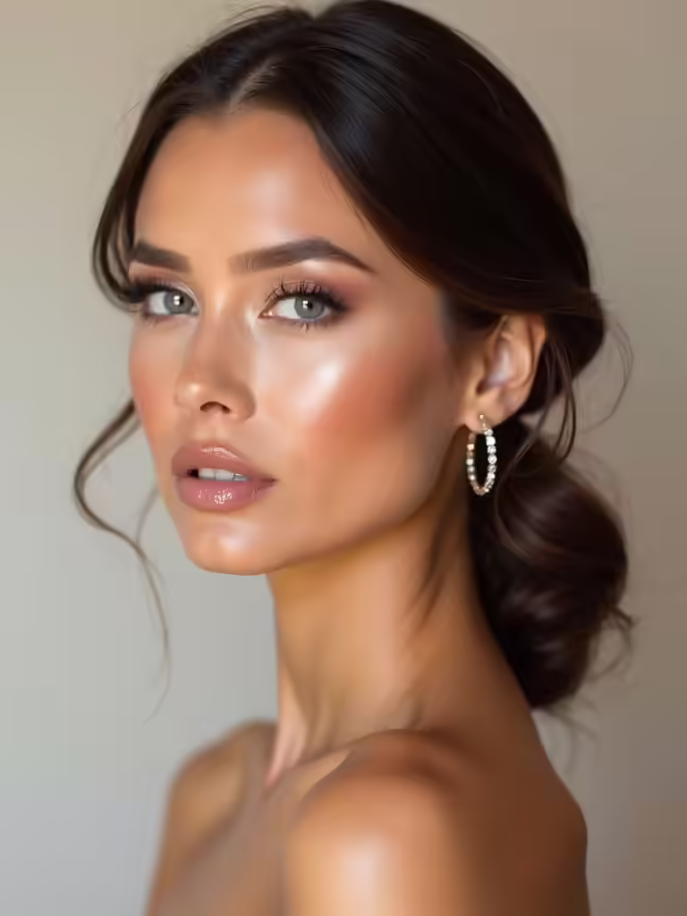 radiant autumn bridal beauty