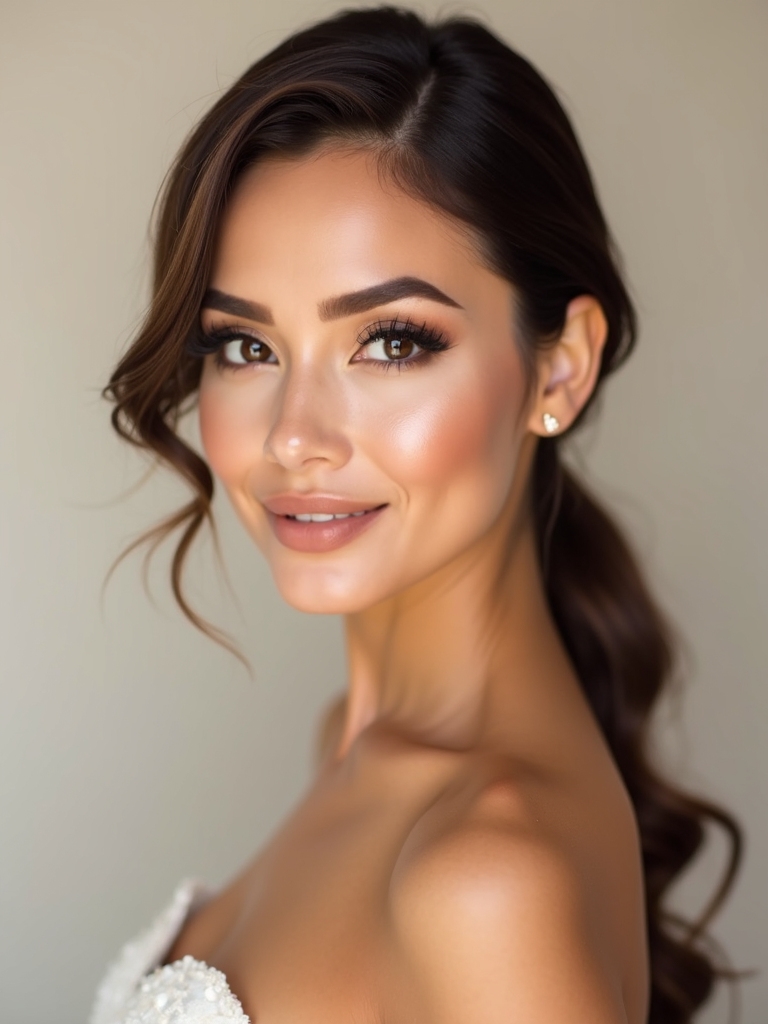 radiant dewy bridal glow