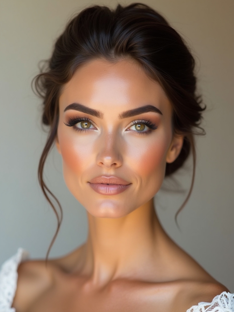 radiant natural wedding glow