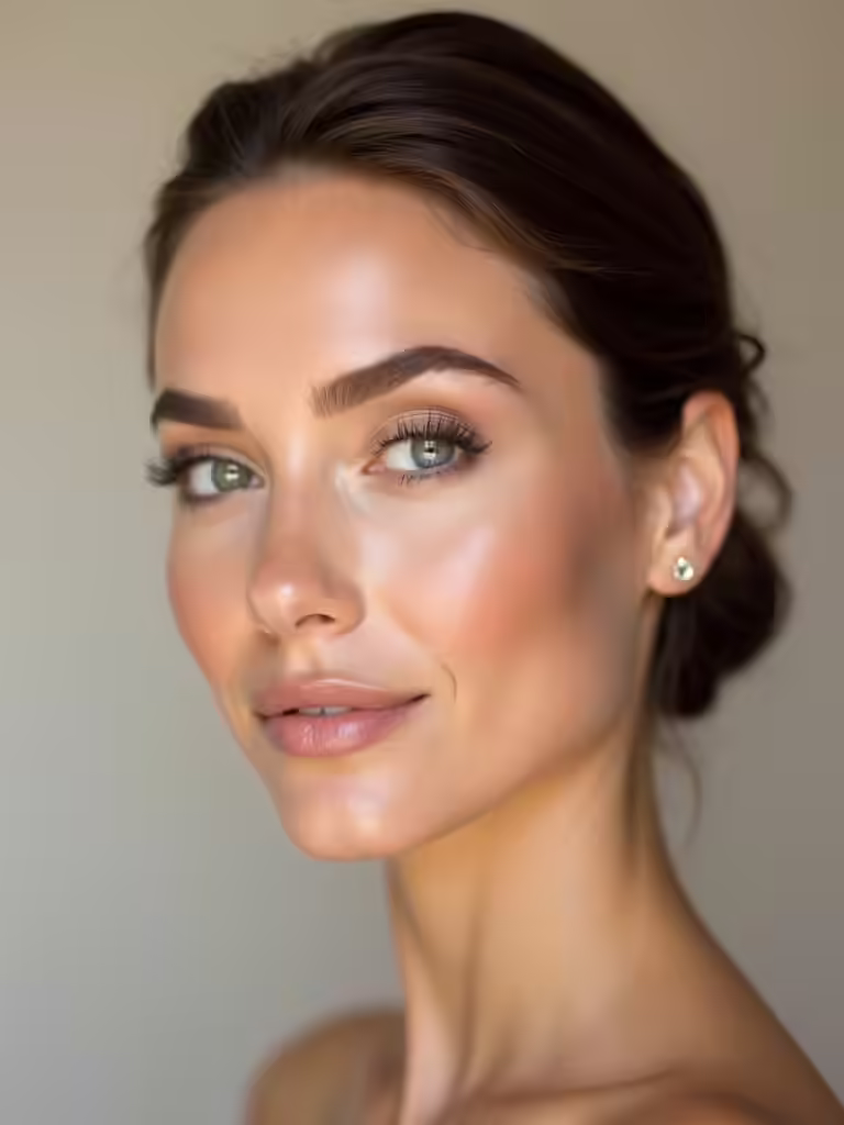 radiant natural wedding glow