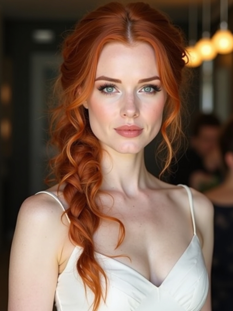 red haired bridesmaid hairstyles ideas