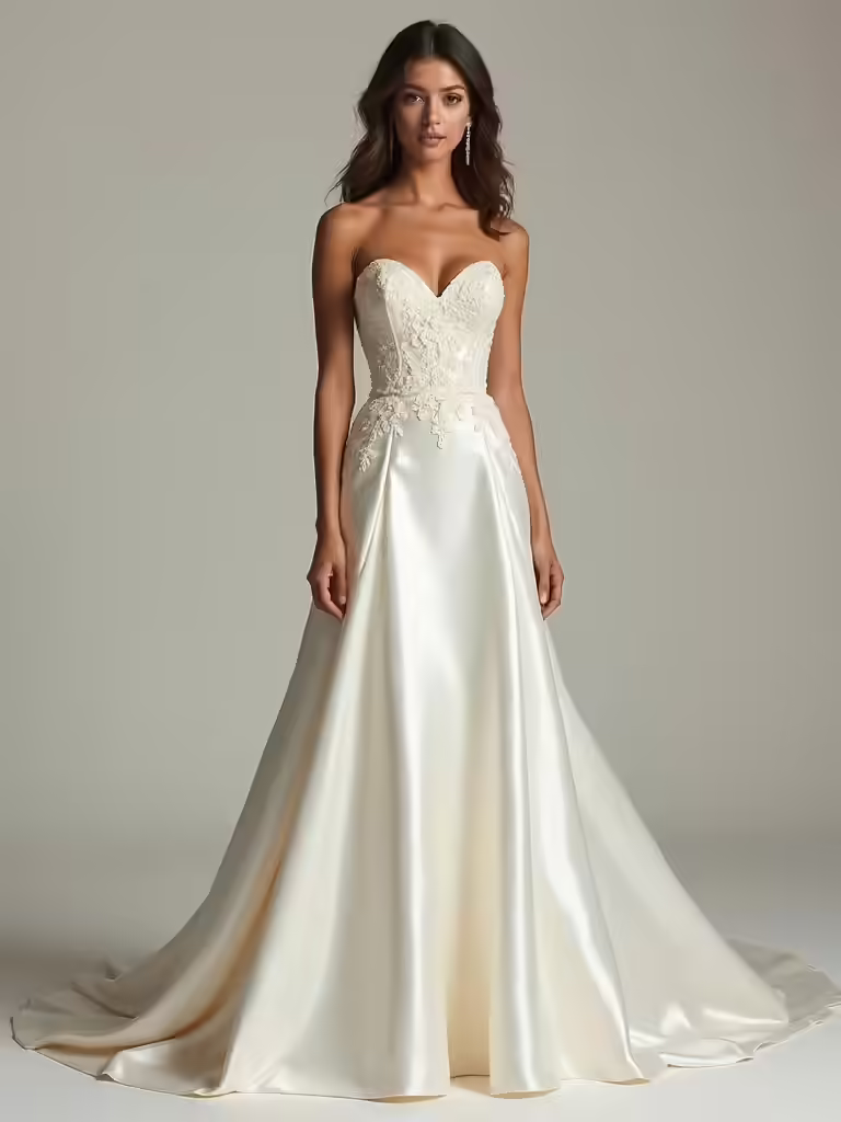 regal a line wedding elegance