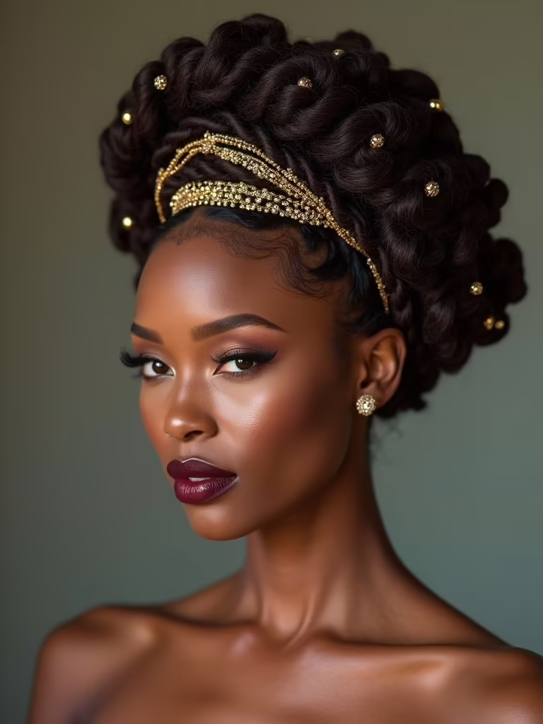 regal bridal hairstyle elegance