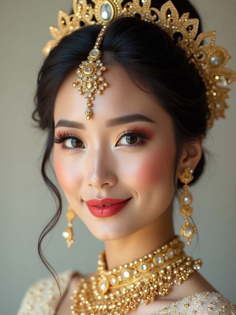 regal elegance with embellishments