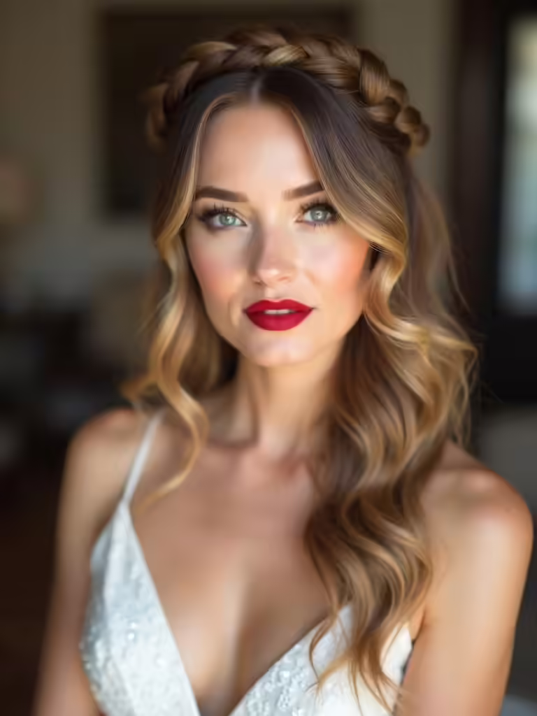 regal yet relaxed hairstyle