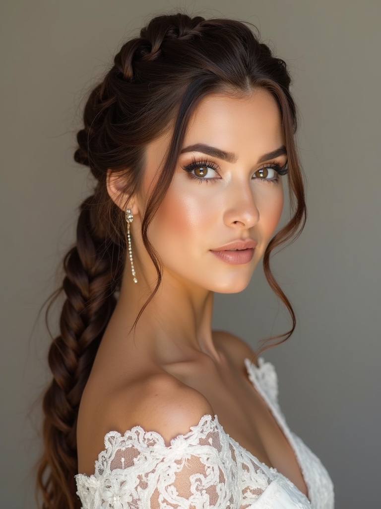 romance in braided elegance