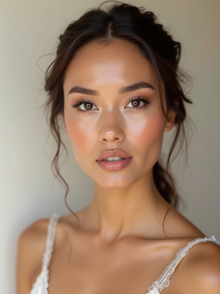 romantic bridal engagement makeup