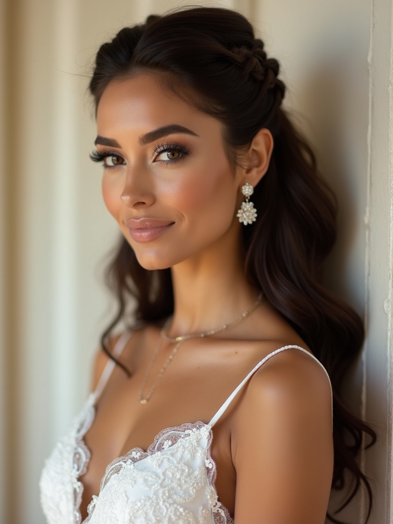 romantic bridal hairstyle inspiration