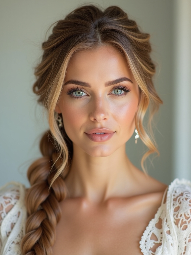 romantic dreamy braid ideas