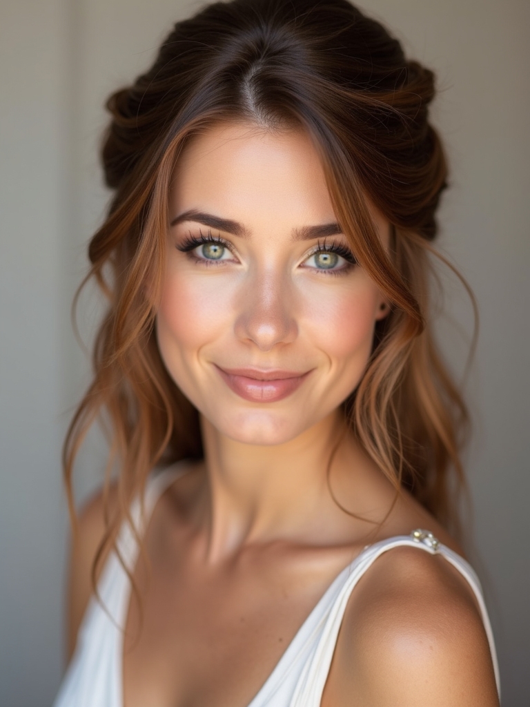 romantic effortless bridesmaid hairstyles