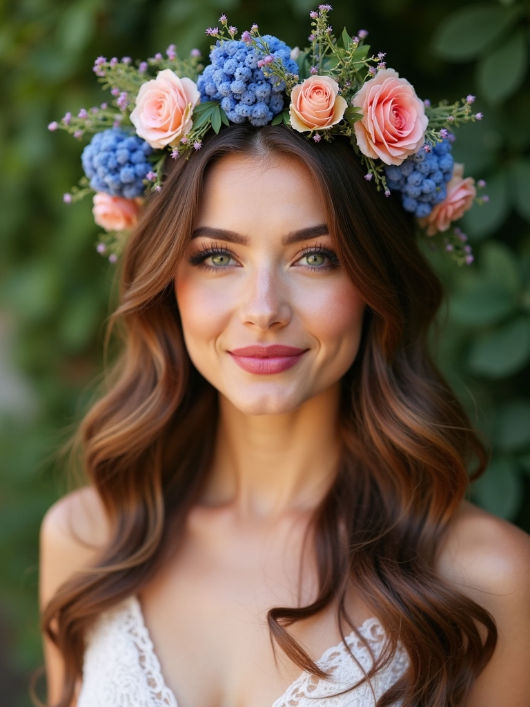 romantic gardens with flowers