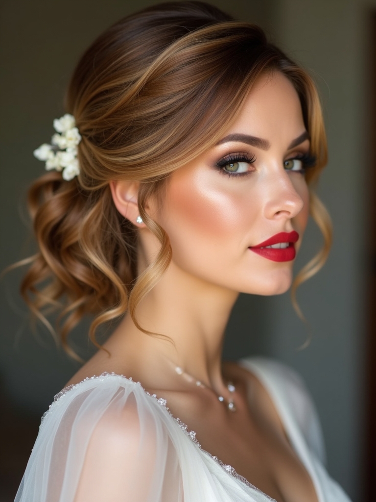 romantic half up hairstyles tutorial