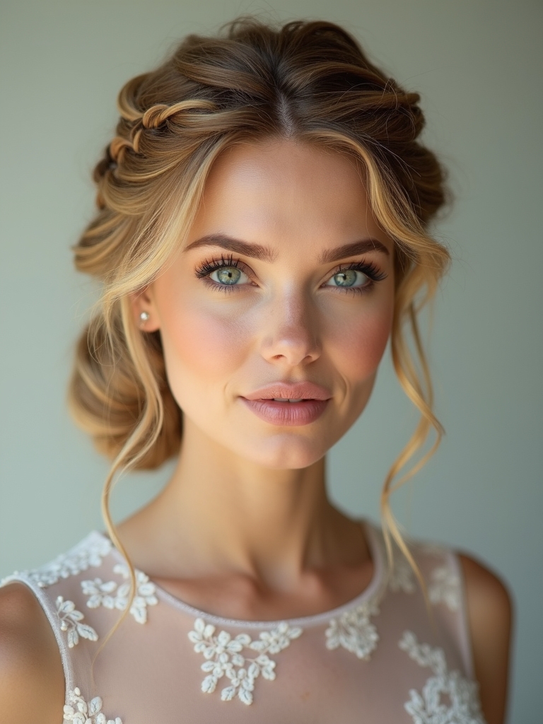 romantic practical braided crown
