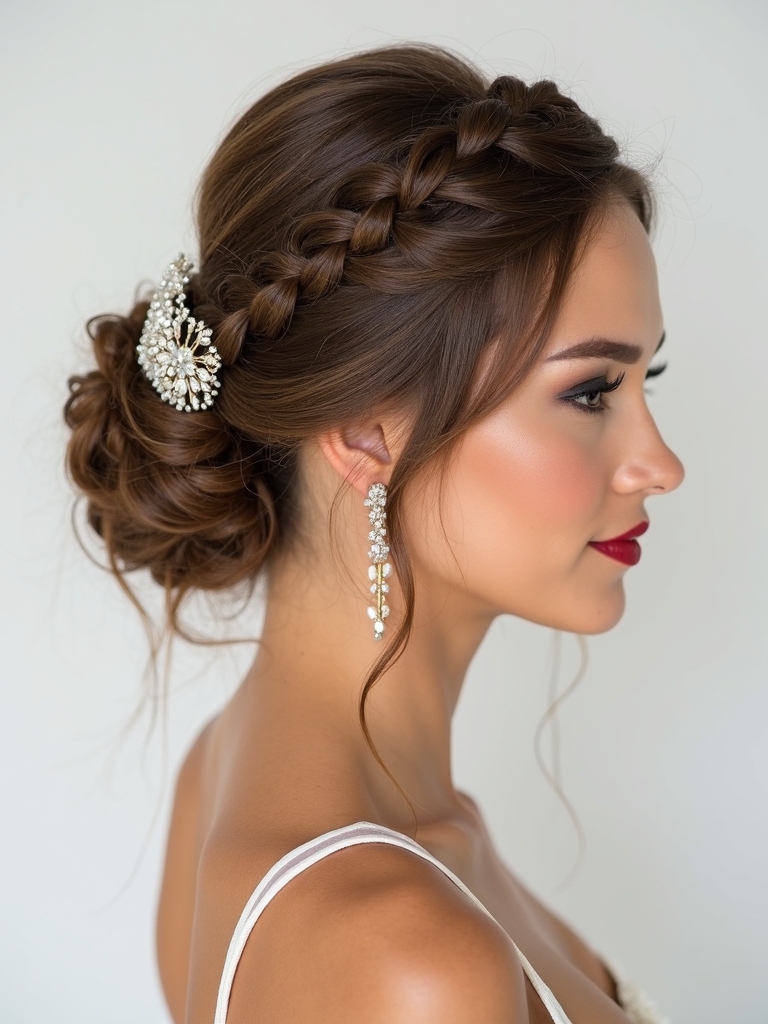 romantic reliable braided updos