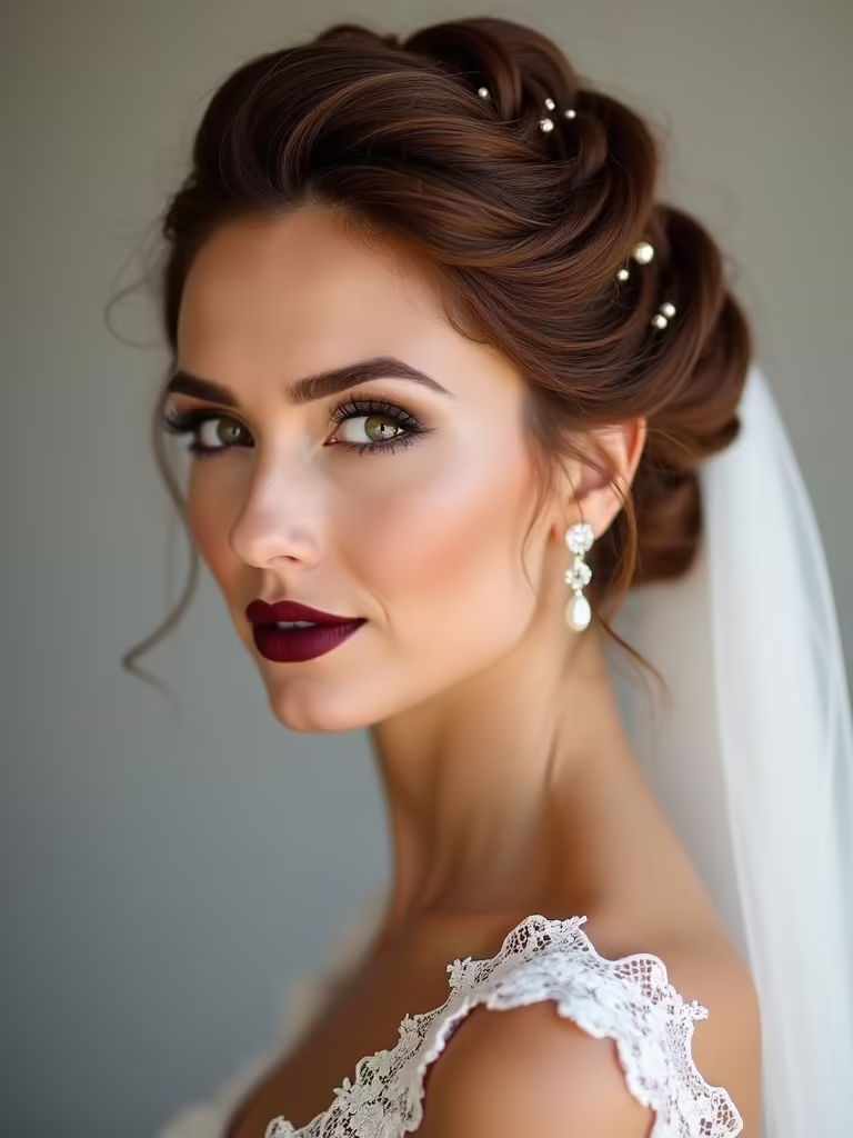 romantic secure braided updos