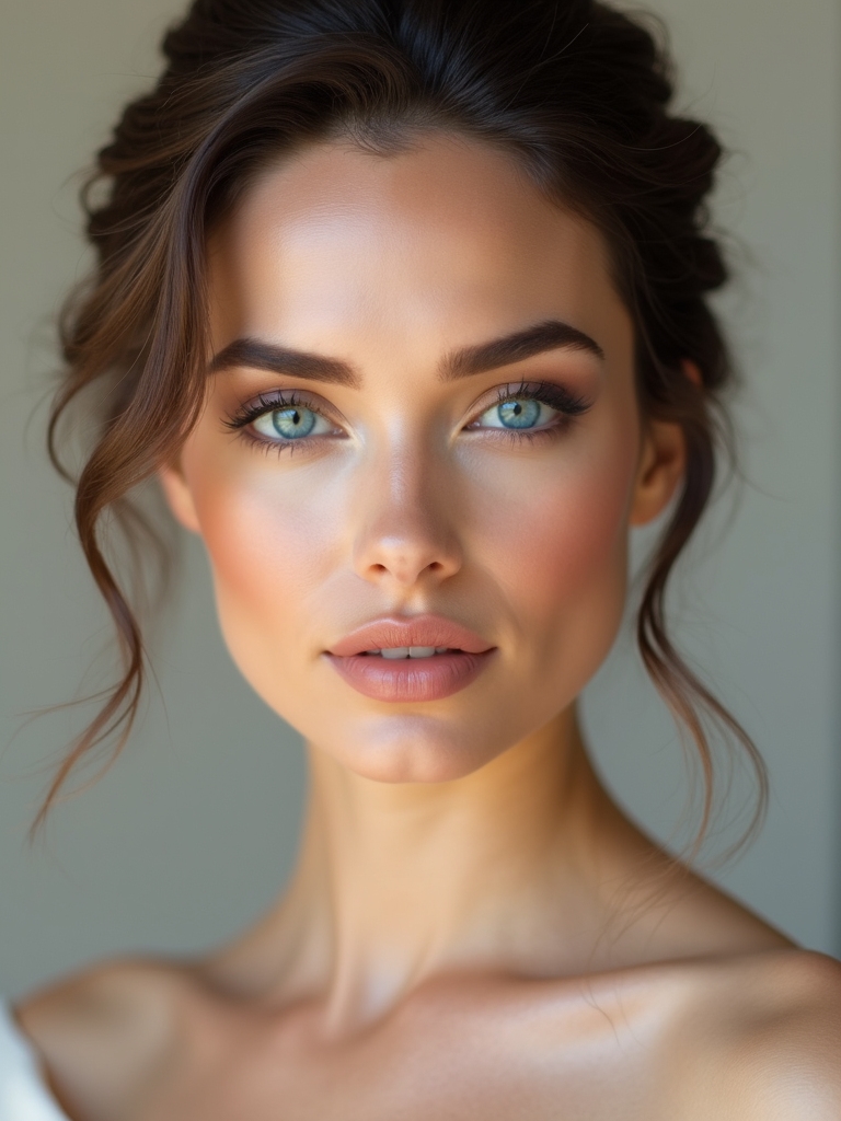 romantic soft bridal makeup