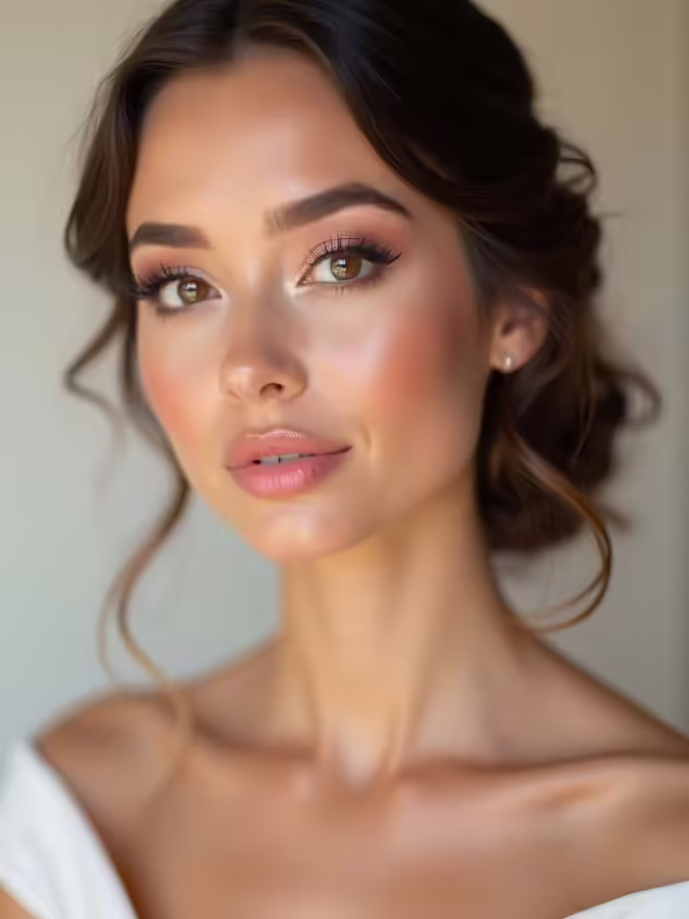 romantic soft pink bridal