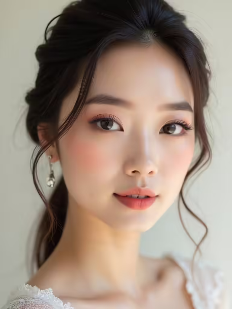 romantic soft pink eyelids