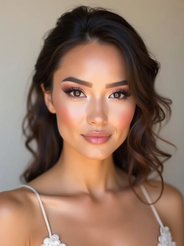 romantic soft pink glam