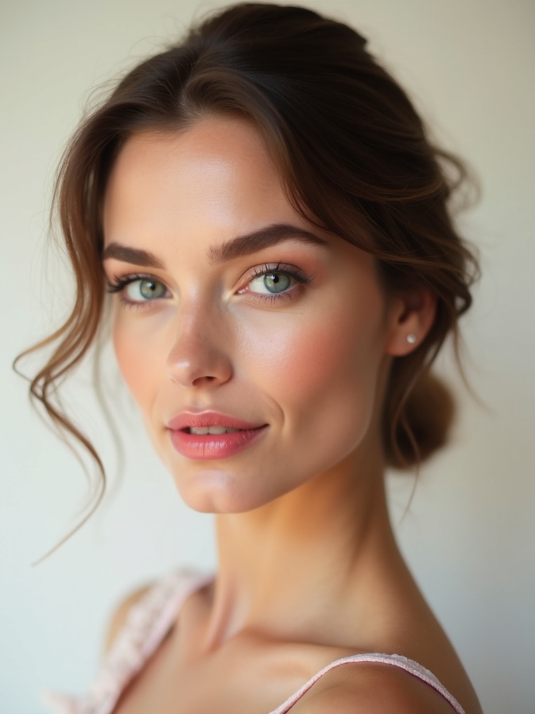 romantic soft pink glow