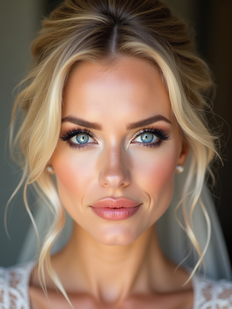 romantic soft rose makeup