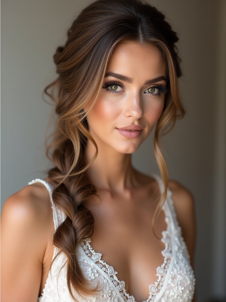 romantic understated wedding hairstyles