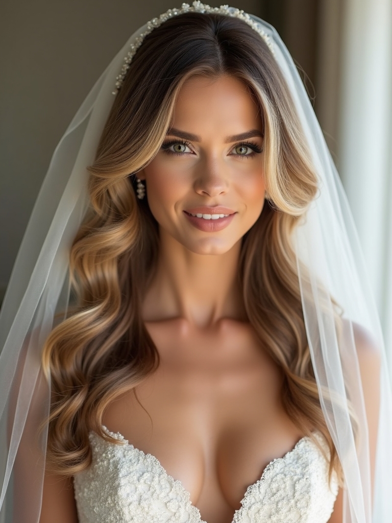 romantic veils and waves
