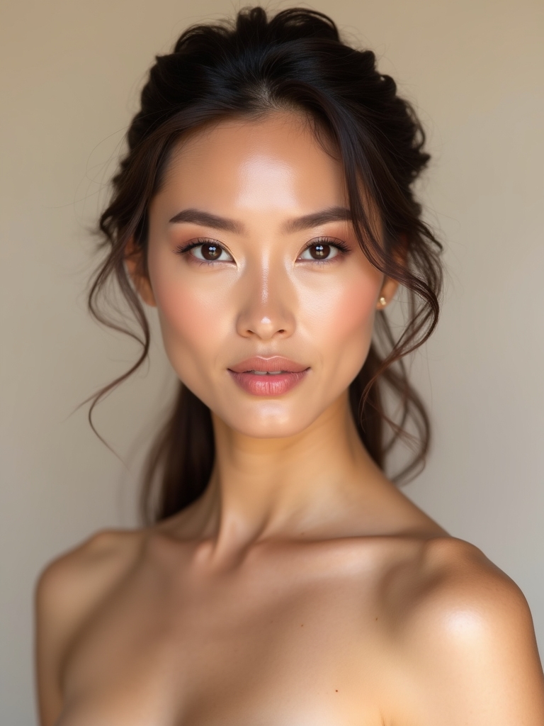 sheer glassy bridal glow