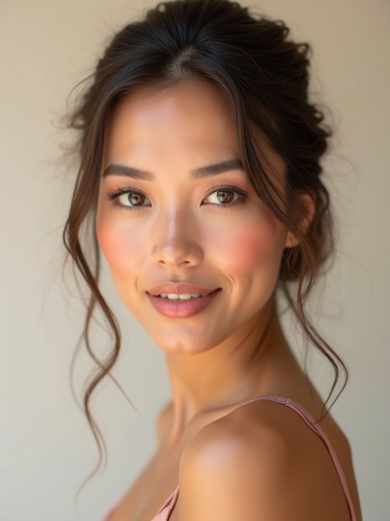 sheer peach blush glow